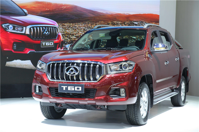 未来已在，尊龙凯时集团首款皮卡产品T60亮相广州车展，“国际范儿”引无数回眸